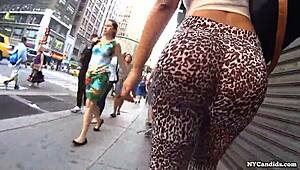 Intriguing Spandex-Clad Ass in High Resolution