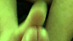 Wow! First-time prostate play as my girlfriend rubs my big hard cock!