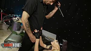 Blonde Cop with Giant Boobs Fucked Hard