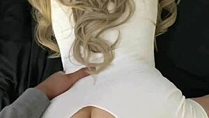 Snowbunny Screams As BBC Rips Clothes!