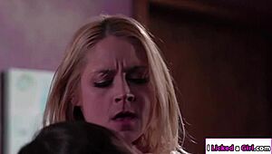 abigail licks pussy to satisfy herself 😍