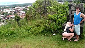 Câmera do Parque Flagra Casal Fodendo em Público com Estilo