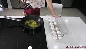 Super cute teen competes in taboo family creampie contest