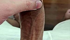 Brazilian Twink Solo Masturbates And Cums Hard In Neighbor's House