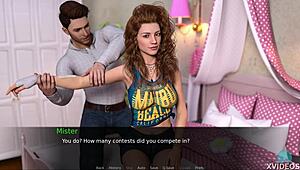 Charlotte's gorgeous breasts in nursing roleplay