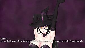 Generation one hentai game: Succubus covenant, Asian babe gives the best blowjob
