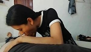 i got a great blowjob from a hot latina teen