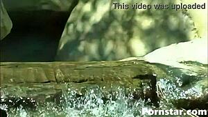 Brooke Banner, ¿quieres ver sus tetas enormes en tetazo y mamada antes de follada dura al río?