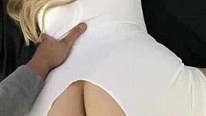 Snowbunny Screams As BBC Rips Clothes!