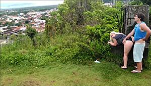 Câmera do Parque Flagra Casal Fodendo em Público com Estilo