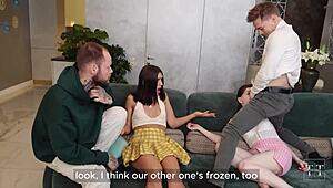 Helped A Friend Bring The Girls To Their Senses And Fuck Them