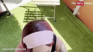 gorgeous blowjob and swallow for your birthday cumshot