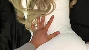 Snowbunny Screams As BBC Rips Clothes!