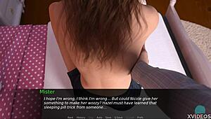 Charlotte's gorgeous breasts in nursing roleplay