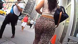 Intriguing Spandex-Clad Ass in High Resolution