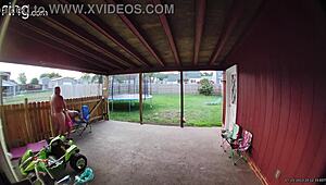 Wife Sucking and Fucking into Creampie in Broad Daylight