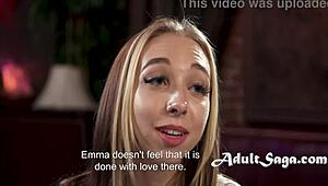 Petite Dyke Rides Her BBC Boss For His Spunk!