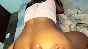 i love how this colombian bitch's big ass gapes from monster cock anal