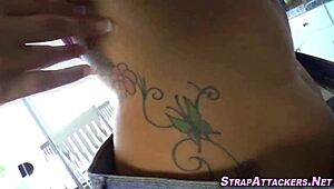 i rammed the fetish babe's ass with my strapon