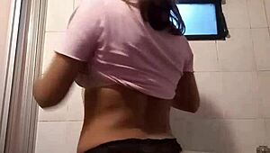 Petite Latina Slut Shows Natural Tits and Pussy in Solo Sex Compilation