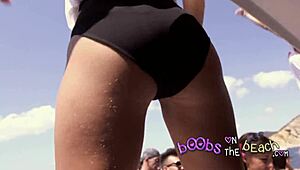 sexy party girls at the nightclub and beach on vacation