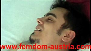 Behind the scenes look at a bound lady serving her dominant mistress.