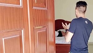 Maestro meets student in hotel for intense cowgirl riding and deep muff diving