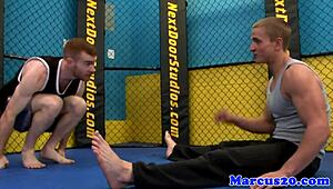 Cut gay pornstar gets intense rimming and assfucking