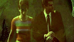 vintage london threesome with interracial taboo and hairy pussy