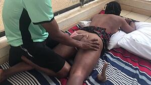 how did i get between her legs as her masseuse?