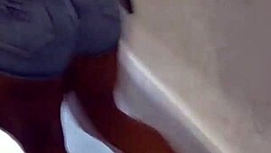 Brazilian Brunette Assfucked Anal on Sofa with Big Ass