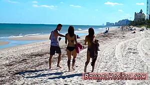 these young tourists are excited slaves under bondage hypnosis, getting finger fucked