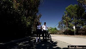 Classy teen overwhelmed by intense fucking and fingering