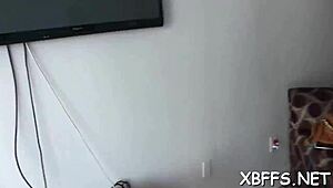 Hungry young 18+ bffs share huge cocks in group ball licking