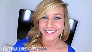 Man, Kennedy Leigh just sucks cock and gets pounded, swallowing two hot loads!