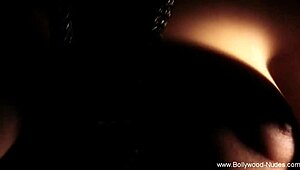 Bollywood brunette beauty teasing nude