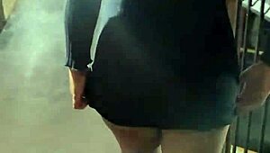 Caught peeing on balcony, then master cums in my mouth?