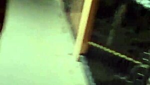 Caught peeing on balcony, then master cums in my mouth?