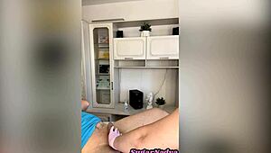 i can’t believe sugarnadya waxed my penis and anus so smooth, feels unreal