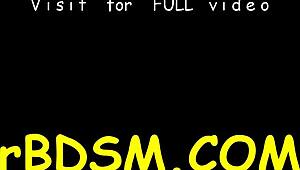 Fetish-filled BDSM session with a masked babe