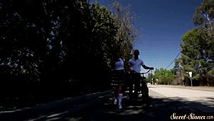 Classy teen overwhelmed by intense fucking and fingering