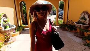 watching her touch herself in the kitchen feels so voyeuristic