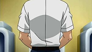 Man, this hentai orgy with various guys is wild!