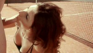 Hey, this bj babe is such a pretty cocksucker with music playing.