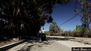 Classy teen overwhelmed by intense fucking and fingering