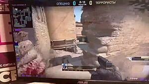 Russian Teen Blonde Gives Intense Blowjob and Anal Creampie