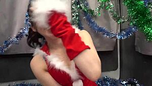 Lonely woman picked up on Christmas, super masochistic beauty! 😈