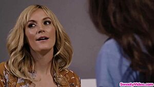 babe gets fucked by lesbian teacher in classroom