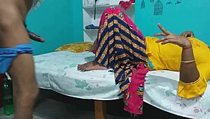 pampa in yellow dress gets massage and blowjob