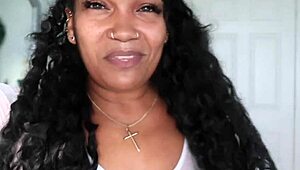 Horny Ebony Latina Gives Jerk Off Instructions